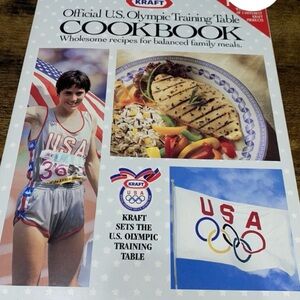 KRAFT HARD COVER OLMPIC TRAINING COOK BOOK  1992 
 VNPLVC 80 Pages